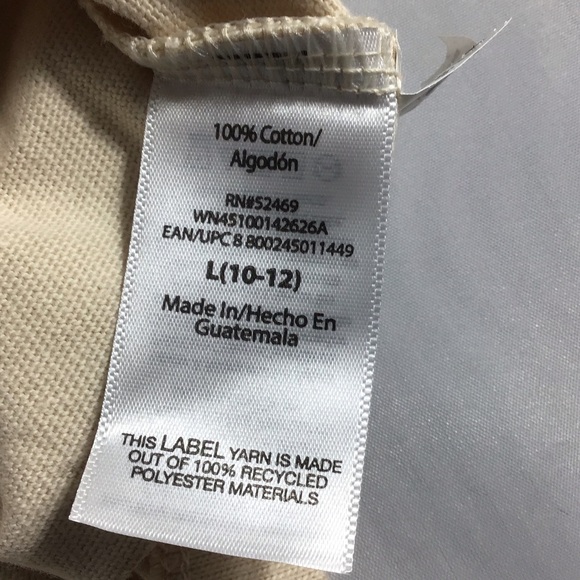 The Children's Place 100% Cotton, Cream and Tan Kids Matching Set - Picture 12 of 13